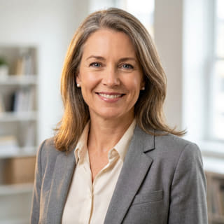 Portret profilowy Sarah Coleman, pełniącej funkcję Dyrektora Finansowego w Pewna Rachubizna